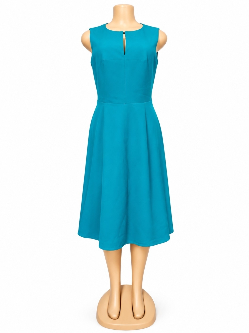 Calvin Klein Teal Sleeveless A-Line Dress
